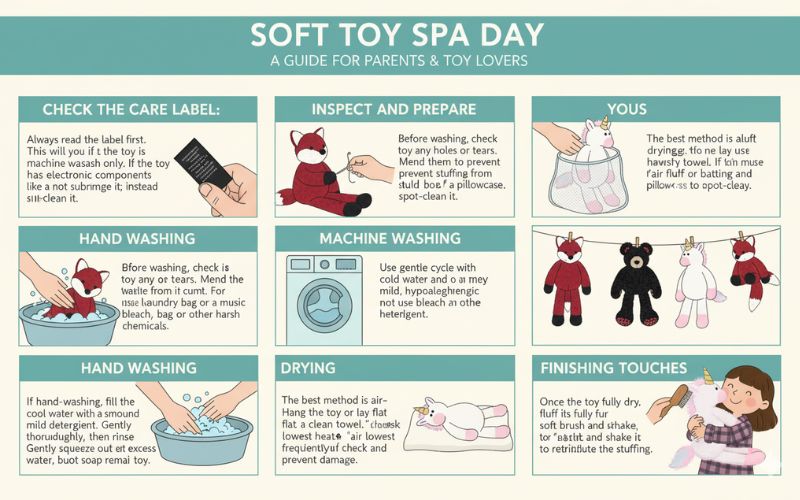 plush toy materials safe for washing machine vs unsafe materials
