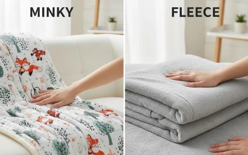 Minky vs Fleece: Choosing the Perfect Soft Blanket