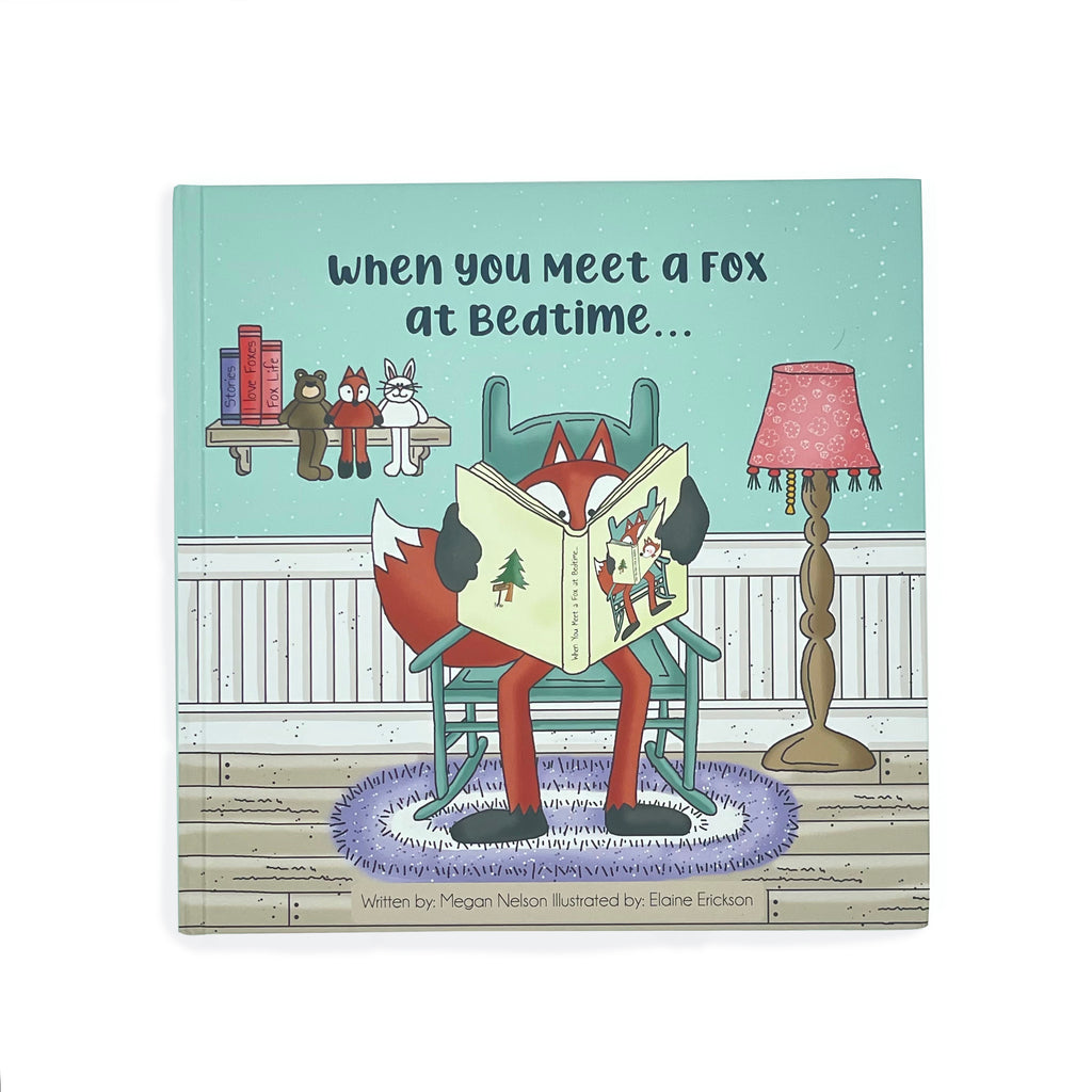 HuggaBuddies Fox Bedtime Storybook - “When You Meet a Fox at Bedtime…” | Educational Toy & Fun Gift Idea for 10 Year Olds (~) | Hardcover Bedtime Story Fox  Book (Fox)